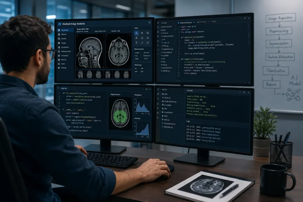 Connected healthcare imaging systems-Medical Image Analysis Software Development Company 1
