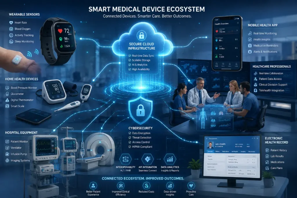 Connected smart healthcare ecosystem-Custom Software for Medical Devices 2