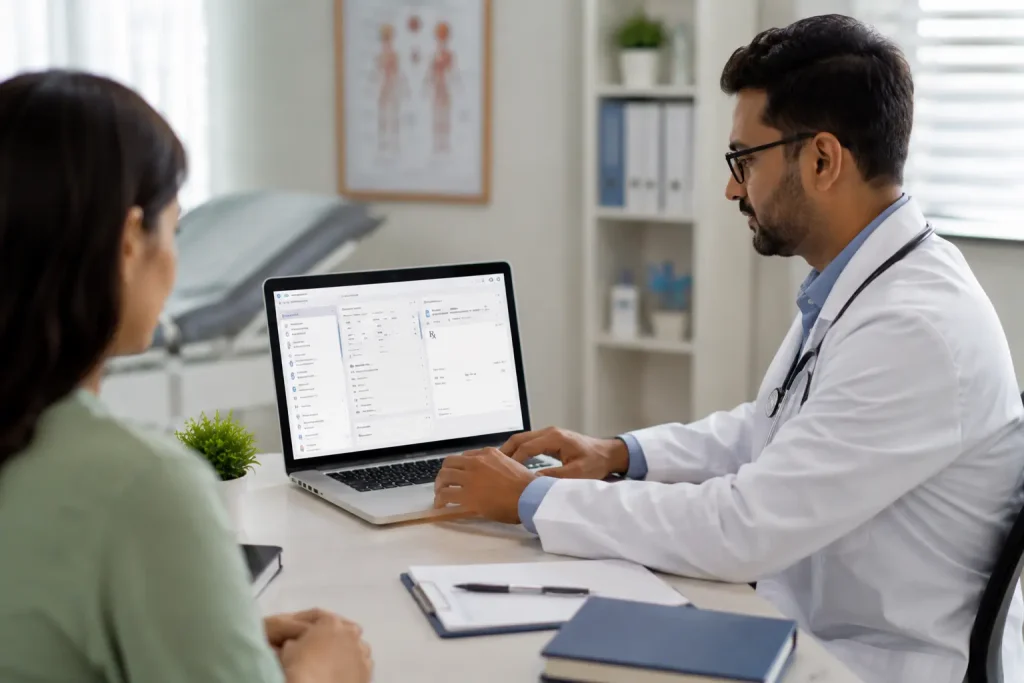 Digital Medical Consultation in Modern Clinic-Best Cloud-Based Medical Practice Software for Small Clinics 3