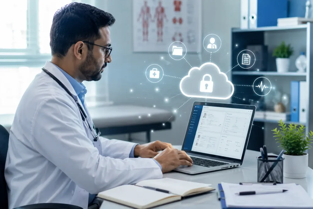 Secure Cloud Healthcare Workspace-Best Cloud-Based Medical Practice Software for Small Clinics 2