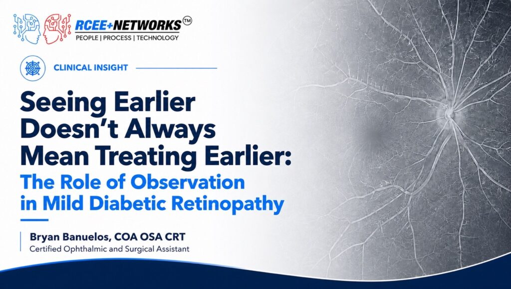 Seeing Earlier Doesn’t Always Mean Treating Earlier: The Role of Observation in Mild Diabetic Retinopathy