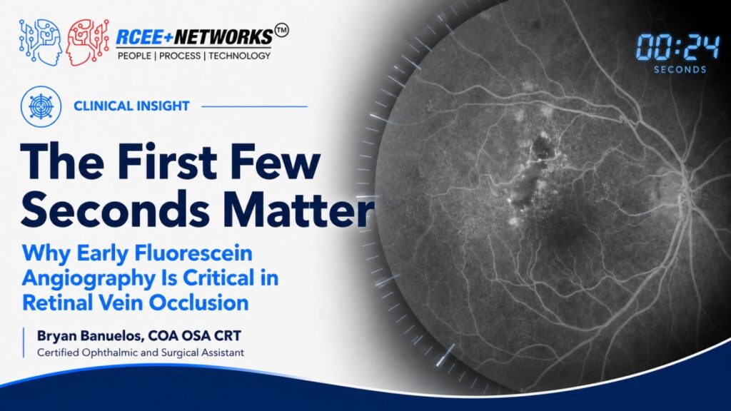 The First Few Seconds Matter: Why Early Fluorescein Angiography Is Critical in Retinal Vein Occlusion