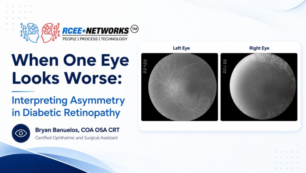 When One Eye Looks Worse: Interpreting Asymmetry in Diabetic Retinopathy