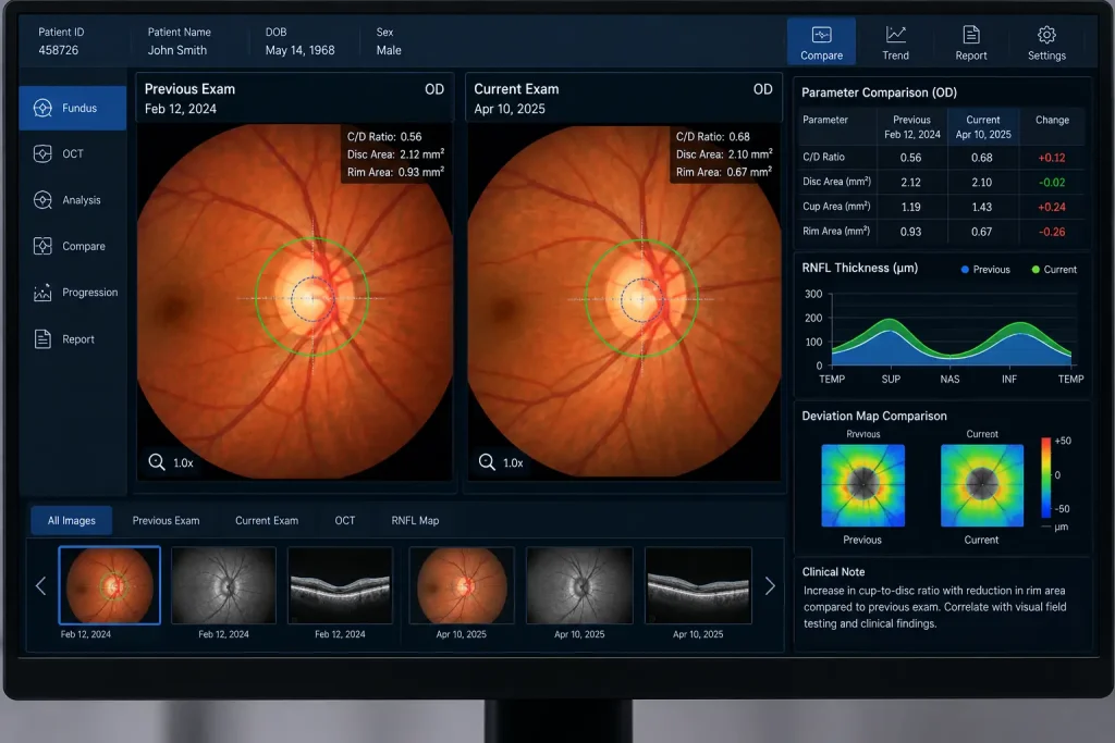 Glaucoma Retina Comparison Dashboard-Retinal Image Analysis for Detecting Glaucoma 3
