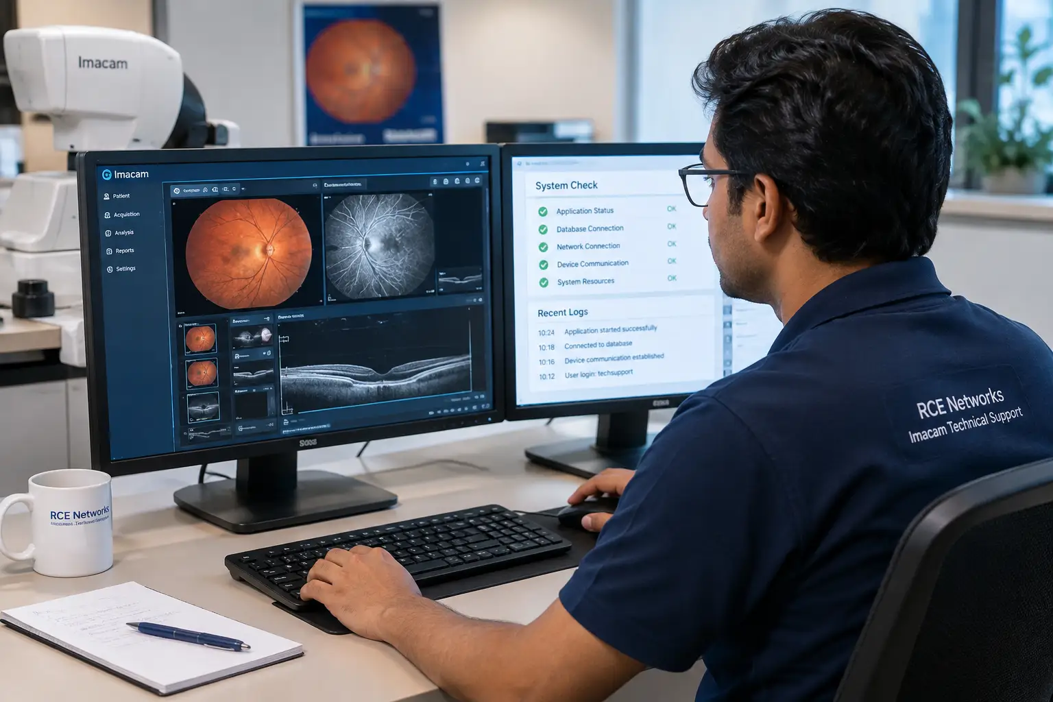 Ophthalmic Imaging Support Workspace-Imacam Support1
