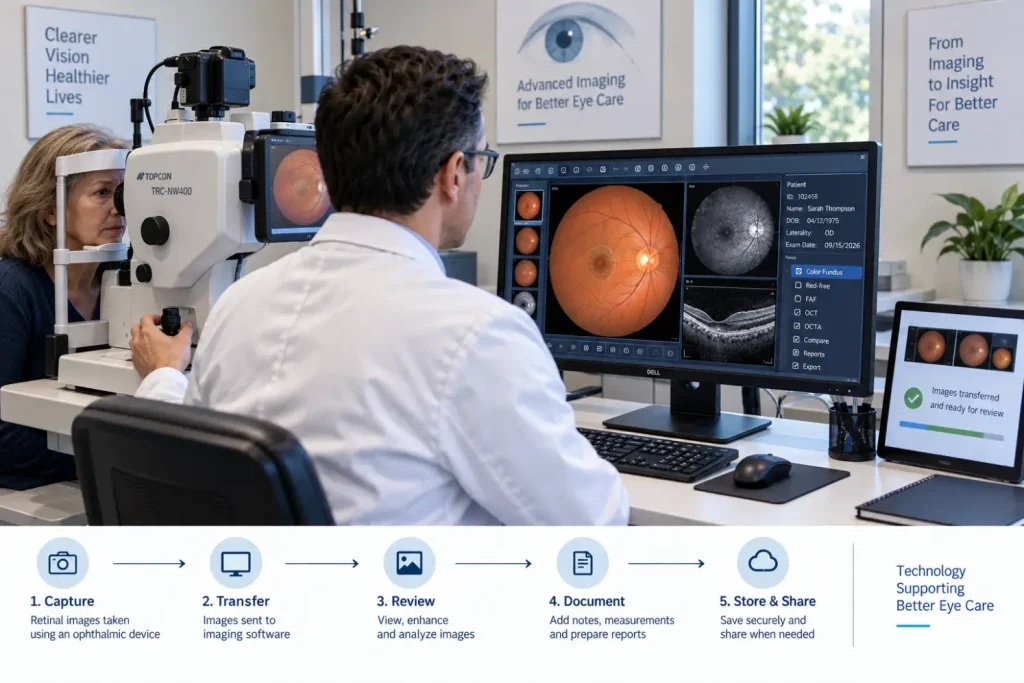 Ophthalmology Imaging Workflow Room-Ophthalmic Imaging Software 2
