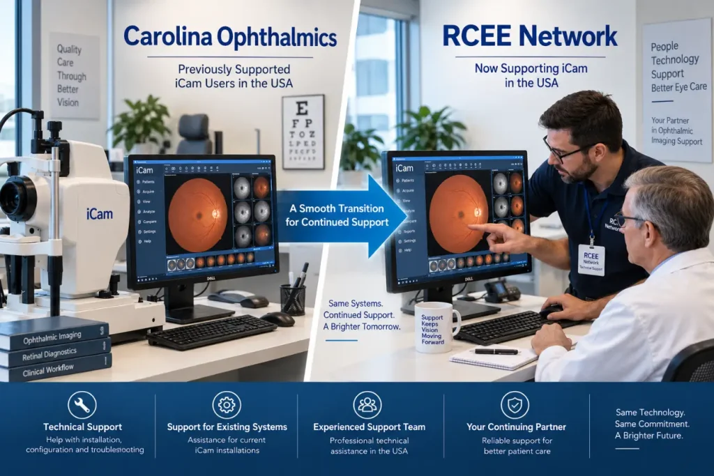 Seamless Ophthalmic Imaging Support Transition-Carolina Ophthalmics Support 2