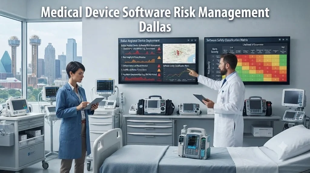 medical device software risk management Dallas